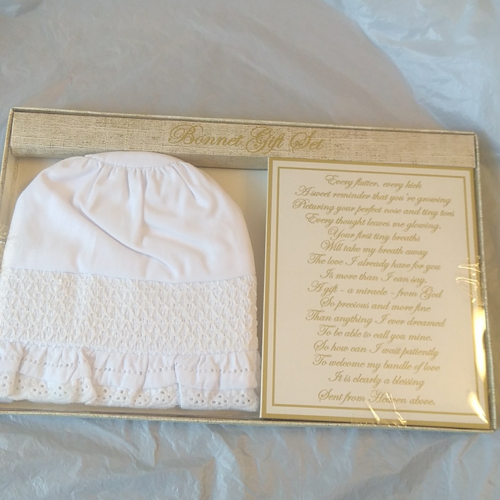 New baby bonnet